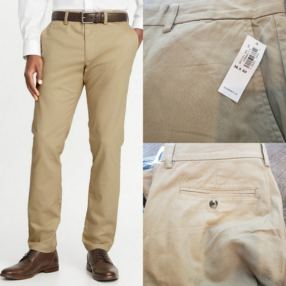 NWT old navy ultimate relaxed slim 36x30 khakis - Picture 4 of 4